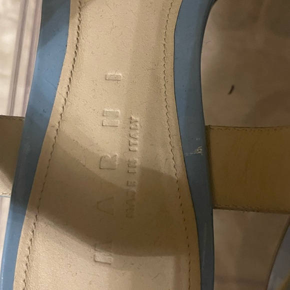 Marni Light Blue Platform Sandals - Picture 4 of 5